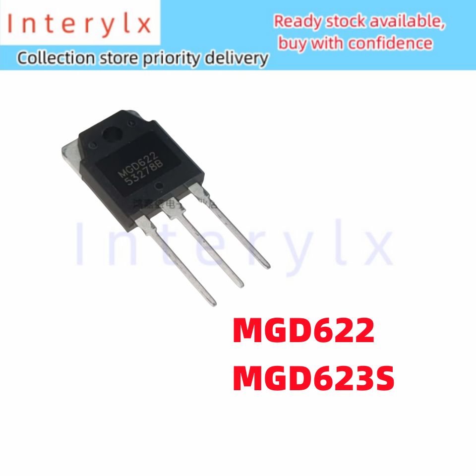 1 ชิ้น/ล็อต MGD622 MGD623S MGD623 ยี่ห้อใหม่ลู่วิ่งทั่วไป IGBT Field Effect Tube Triode TO-3P