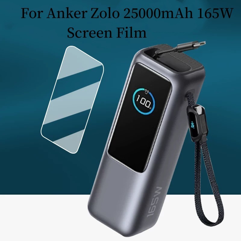 2 ชิ้นฟิล์มนุ่มความละเอียดสูงสําหรับ Anker Zolo 25000mAh 165W Power Bank ป้องกันหน้าจอฟิล์มหน้าจอ