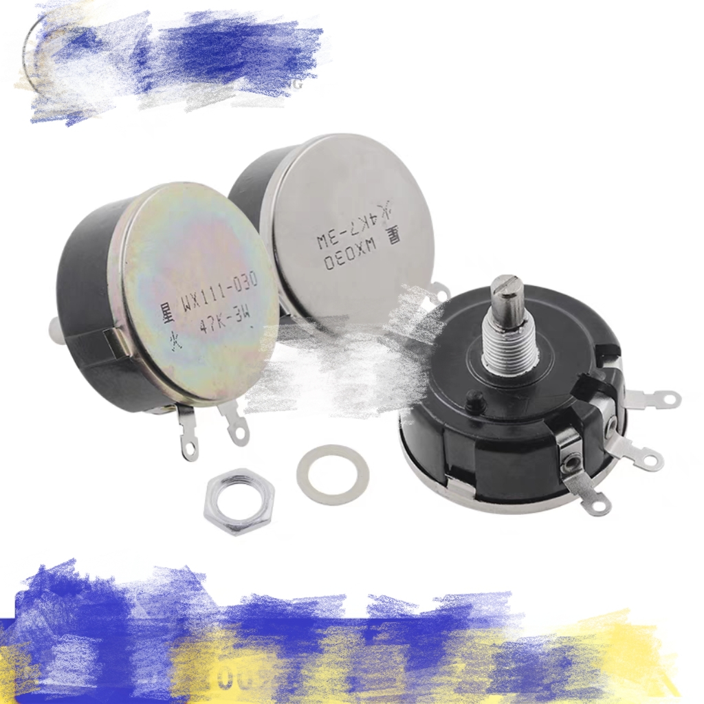 Wx030 Spark วงกลมเดี่ยว Winding Potentiometer WX111/3W 1K 1K5 2K2 4K7 10K 22K 47K