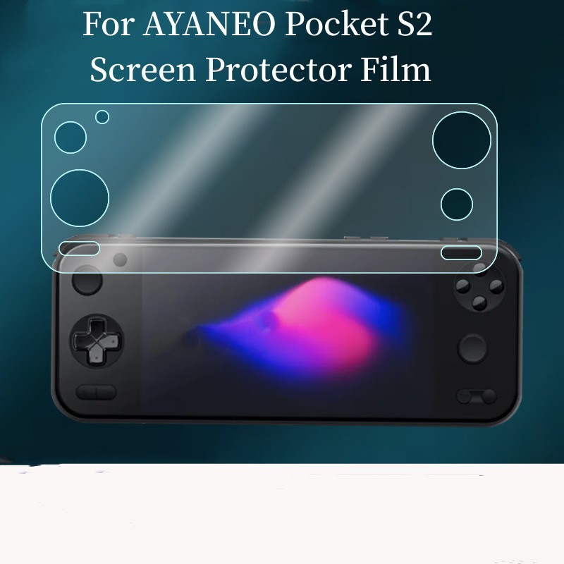สําหรับ AYANEO Pocket S2 ตัวป้องกันหน้าจอแบบเต็มหน้าจอป้องกันรอยขีดข่วนฝาครอบฟิล์มป้องกันแบบนุ่ม