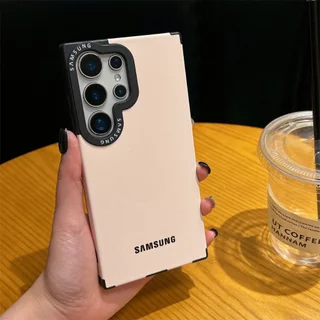 ซิลิโคน สีทึบ Logo Magnetic เคส Samsung Galaxy S26 Ultra S25 Ultra S25 Plus S25 S24 Ultra S24 Plus S24 S23 Ultra S22Ultra Case เคสโทรศัพท์ใหม่ ซิลิโคนอ่อนนุ่มป้องกันการตก เคสมือถือซัมซุง