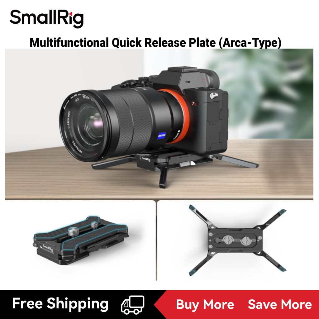 Smallrig Multifunctional Quick Release Plate (Arca-Type) #3913
