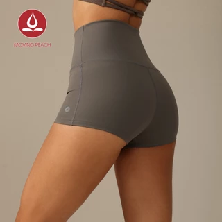 Moving Peach กางเกงขาสั้น เอวสูง รัดรูป สําหรับใส่ออกกําลังกาย เล่นโยคะ วิ่ง APK