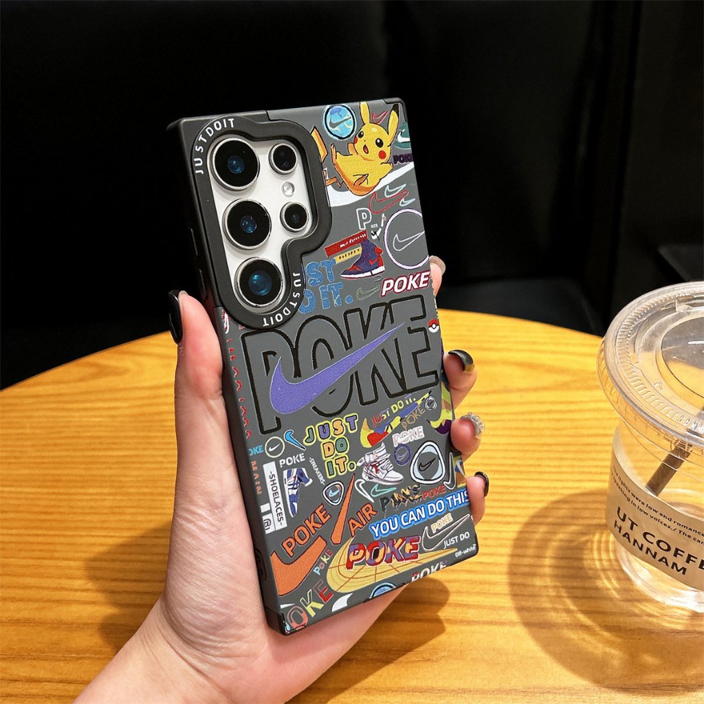 ซิลิโคน แฟชั่นบนท้องถนน แท็ก Magnetic เคส Samsung Galaxy S26 Ultra S25 Ultra S25 Plus S25 S24 Ultra S24 Plus S24 S23 Ultra S22Ultra Case เคสโทรศัพท์ใหม่ ซิลิโคนอ่อนนุ่มป้องกันการตก เคสมือถือซัมซุง