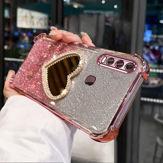 กรณีสําหรับ vivo y11 y12 y15 y17 y19 ป้องกันการสั่นสะเทือน soft shell พร้อมกระจกแต่งหน้ายืนฟังก์ชั่นโทรศัพท์มือถือ soft shell
