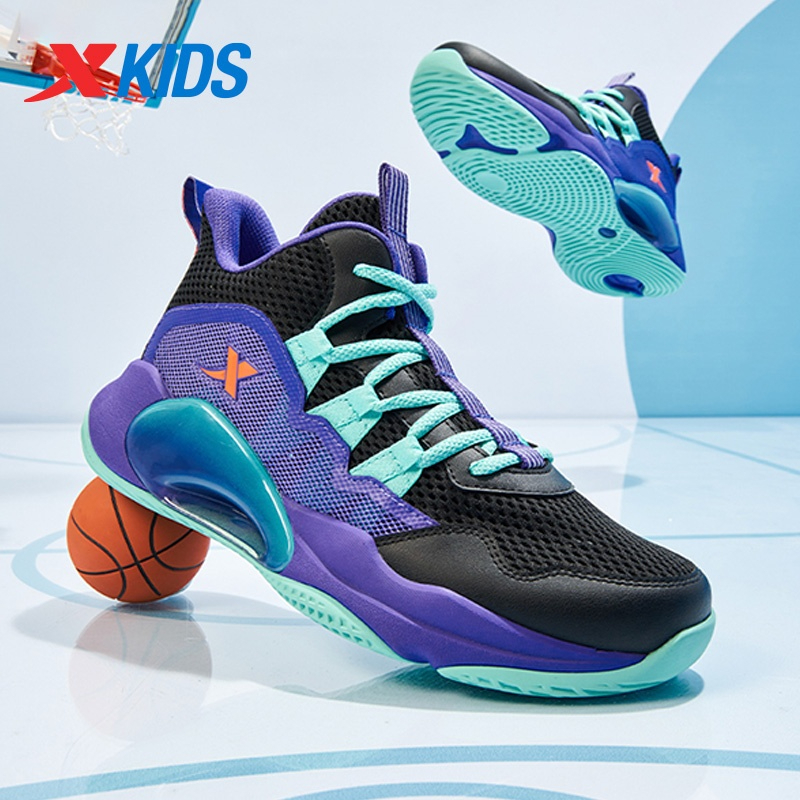 Xtep 2025 รองเท้าบาสเก็ตบอลเบาสบายสำหรับเด็กชายและหญิง