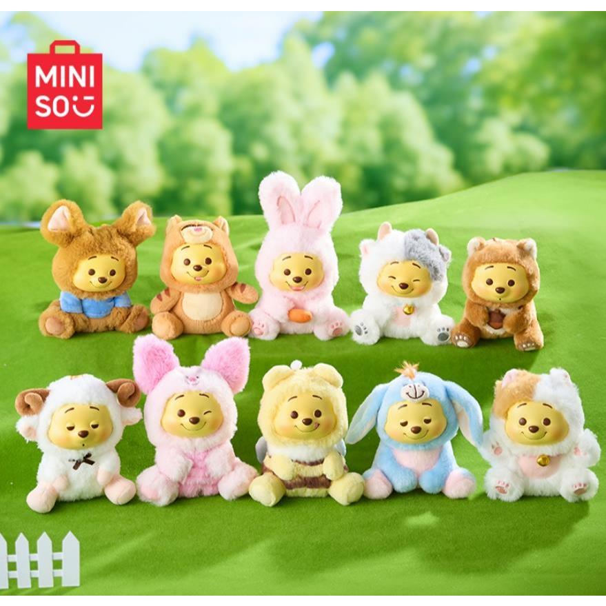 Miniso Winnie the Pooh Naughty Party Series Blind Box VINYL Toy Collection