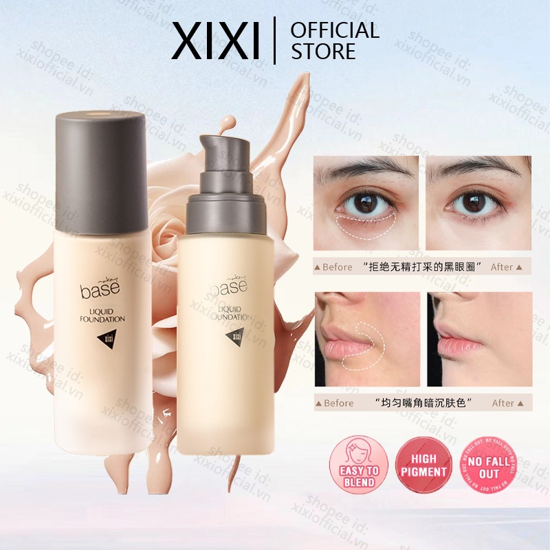 Xixi Moisturizing Repair Liquid foundation Natural Flawless Full Coverage Brightening foundation Cre
