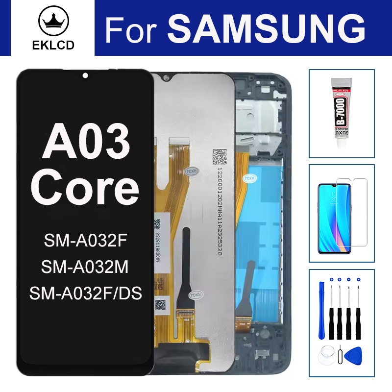 LCD สําหรับ Samsung Galaxy A03 Core A032 SM-A032F/DS A032M จอแสดงผล Touch Screen Digitizer Assembly 