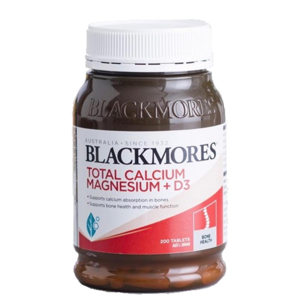Blackmores Total Calcium & Magnesium + D3 200 เม็ด
