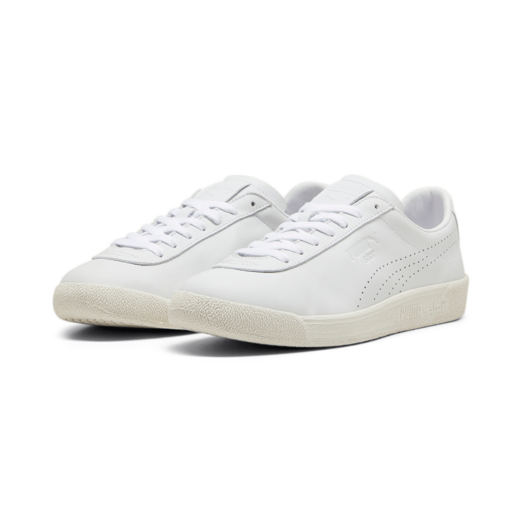 Puma unisex นูนพรุน runway รองเท้าลําลองระบายอากาศรองเท้าบอร์ดสีขาวขนาด 36-44