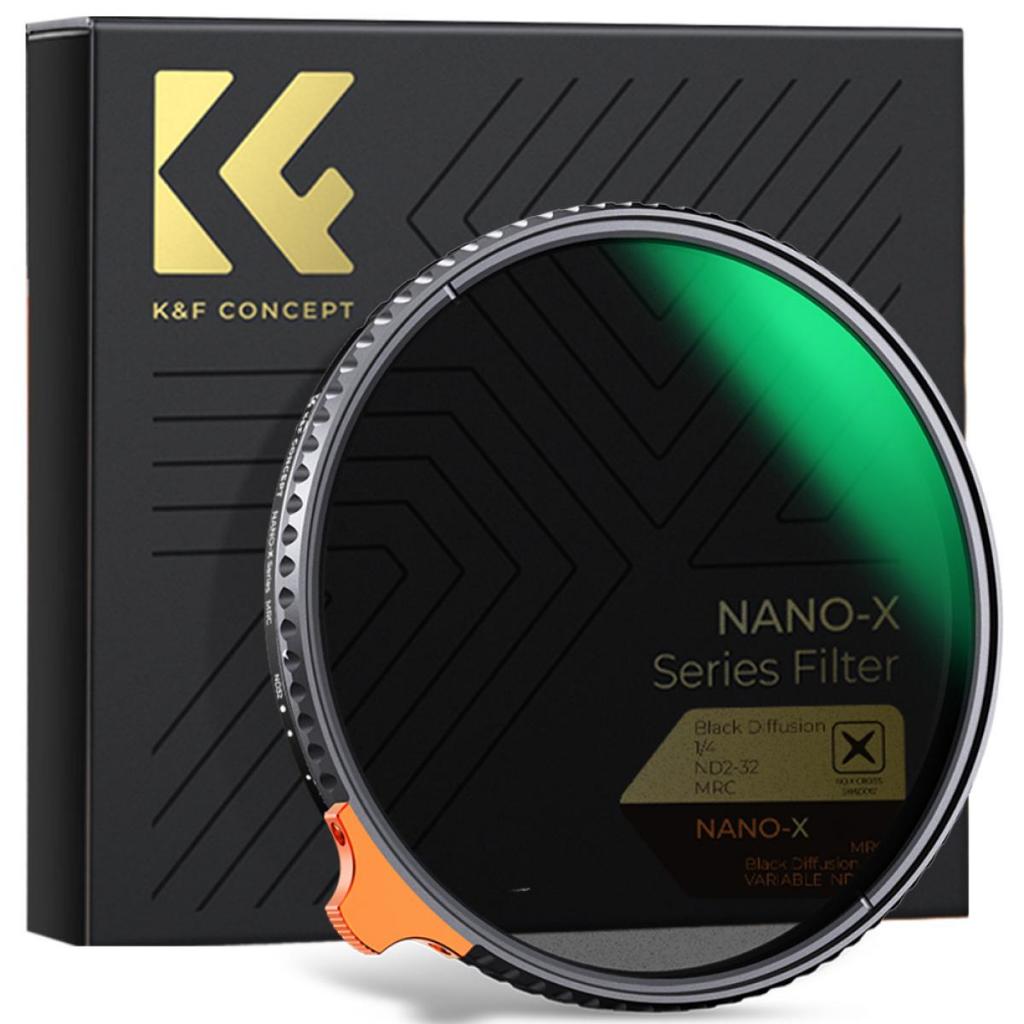 K&f Concept Nano-X Black Mist 1/4 และ ND2-32 ฟิลเตอร์เลนส์ 2 in 1 พร้อมเคลือบหลายชั้น 28 อัน...