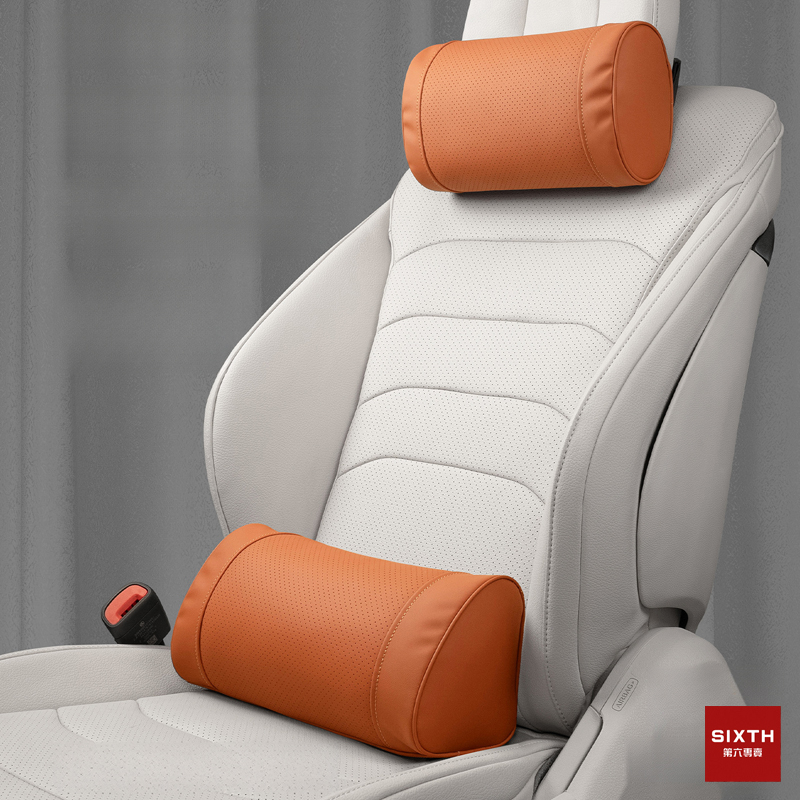 nappa หนังแท้ หมอนรองในรถพนักพิงศีรษะรถยนต์พนักพิงหลังรถยนต์พนักพิงคอเก้าอ หมอนรองคอรถยน หมอนรองคอในรถ รถยนต์อุปกรณ์ภายในรถยนต์