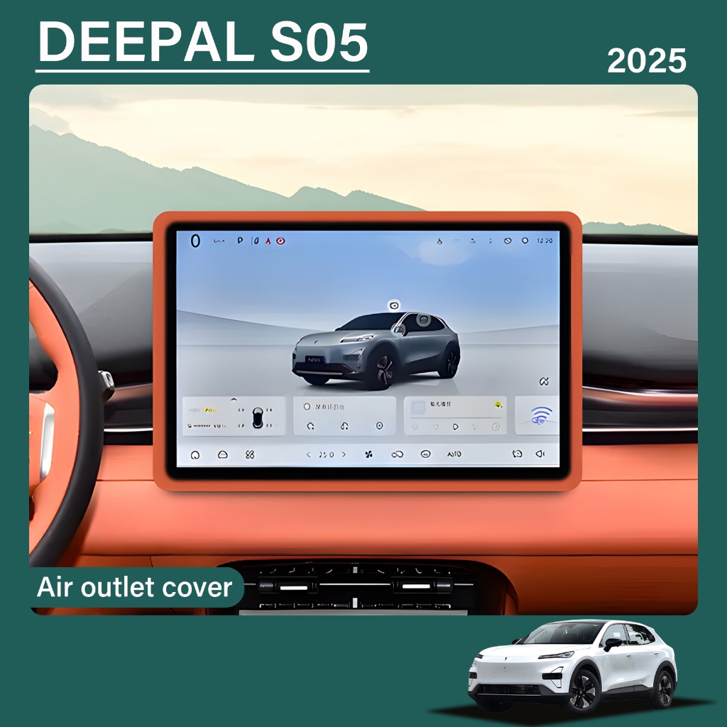 เหมาะสำหรับ 2025 Deepal S05 รถกรอบหน้าจอฝาครอบป้องกัน,Central Controlหน้าจอกรอบฝาครอบตกแต่ง,อุปกรณ์ปรับเปลี่ยนภายในรถ