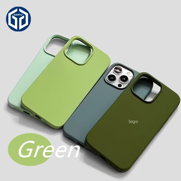 พิสตาชิโอสีเขียวซิลิโคนเหลวเคสโทรศัพท์สําหรับiphone 16 15 14 13 12 11 Pro Max 16Plus 15Plusซิลิโคนเหลวแบบนุ่มกันกระแทกAnti-Dropเลนส์ป้องกันปกหลัง