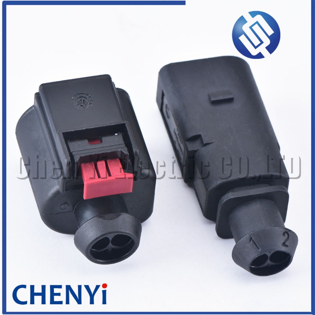 2ขา1.5มิลลิเมตรอุณหภูมิคอมเพรสเซอร์เซ็นเซอร์เชื่อมต่อปลั๊ก8เค0973702D สําหรับ VW Golf Jetta Passat A3 A6 A8