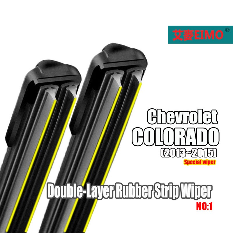 ใบปัดน้ําฝน Chevrolet ColoRado (2013 ~ 2015) 22+18in CHEVY ColoRado ที่ปัดน้ําฝนหน้าต่างด้านหน้ารถยนต์