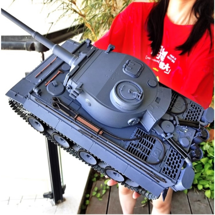 henglong rc tank รถบังคับรถถังยิงได้ heng long 1/16 Tiger Tank 7.0 Pro Version วัสดุพลาสติก