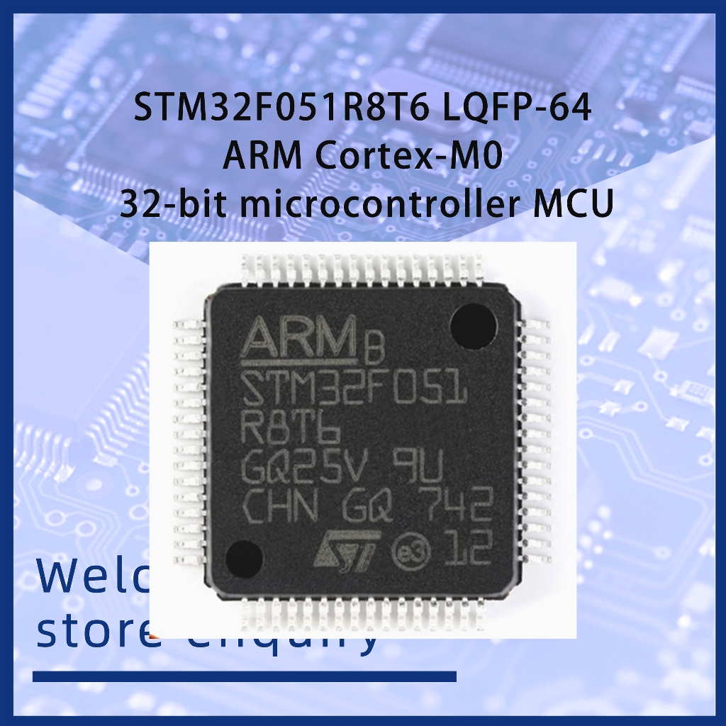 STM32F051R8T6 LQFP-64 ARM Cortex-M0 ไมโครคอนโทรลเลอร์ 32 บิต MCU*&-&