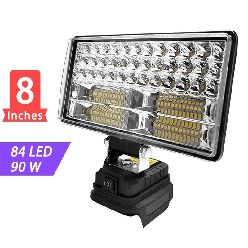 MAKITA 3/5/8 นิ้วไฟ Led Fit 20 V Makitausuka แบตเตอรี่สปอตไลท์แบบพกพาไร้สายกลางแจ้งทํางานตกปลามือถือเครื่องมือฉุกเฉิน Light