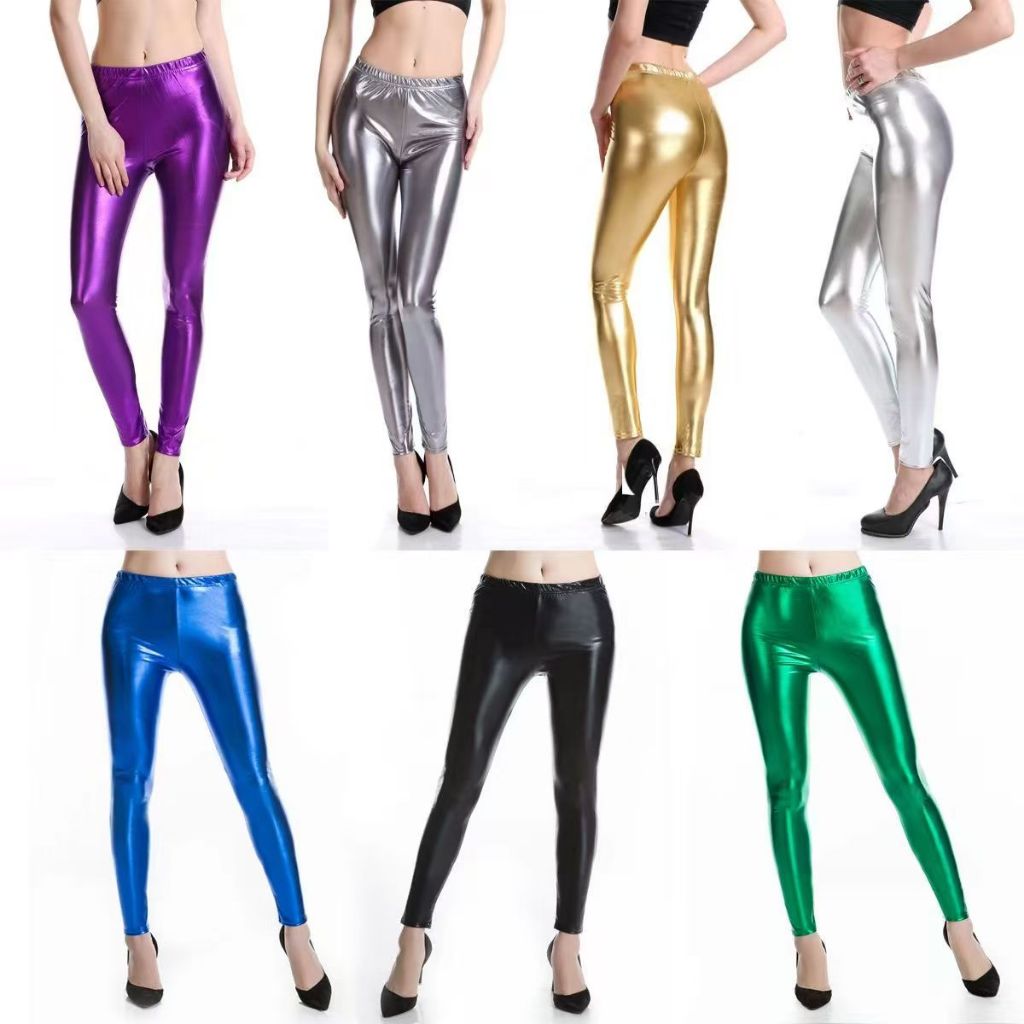 Shaping Leggings ผู้หญิงข้อเท้ายาวไนลอน Oily 5.16