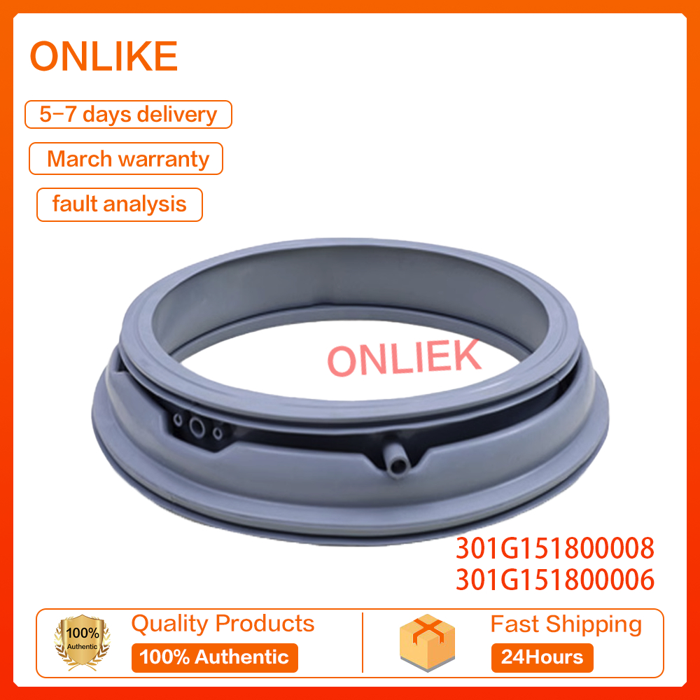 เครื่องซักผ้า Sanyo ที่ใช้งานได้ DG-F80310BIS DG-F90310BIS DG-F90311BIS แหวนซีลประตู 301G151800008 3