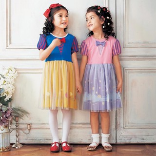 สาวฤดูร้อนชุดเจ้าหญิงสาวญี่ปุ่นเด็กผ้าฝ้ายแท้ครึ่งแขนกระโปรง…