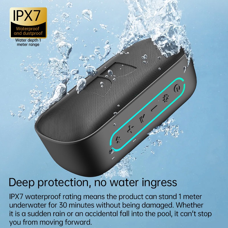 Monster D133 แบบพกพา ลำโพง ลำโพงบลูทูธ เบส สเตอริโอ ลำโพงพกพา  พร้อมไมโครโฟน สําหรับ แคมป์ปิ้ง เดินทาง