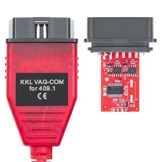 Vag KKL 409.1 OBD2 สายวินิจฉัย USB พร้อม FTDI FT232RL / CH340T อินเทอร์เฟซเครื่องสแกนเนอร์สําหรับ VW Audi Volkswagen