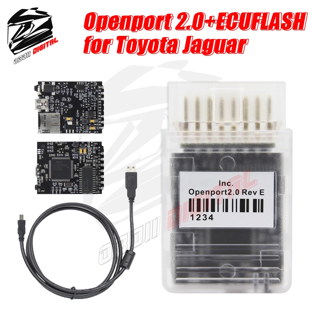 【Local Stock】Tactrix Openport 2.0 สําหรับ Benz Xentry Toyota Land Rover ECU แฟลชเชื่อมต่อการตรวจสอบ 