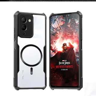 เคสโทรศัพท์แม่เหล็กกันกระแทก Infinix Note 12 Pro 12i 11S 11 10 G96 VIP 2022 2023 4G 5GปลอกใบมีดนักรบถุงลมนิรภัยAnti-Fallมือถือฝาครอบโปร่งใส