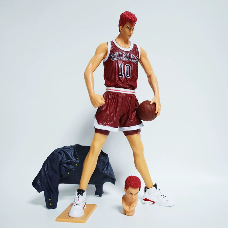 30 ซม.Slam Dunk อะนิเมะรูป Sakuragi Hanamichi Kaede RukawBasketball ทีม Figurine รูปปั้น PVC Action Figure ของเล่นสะสม