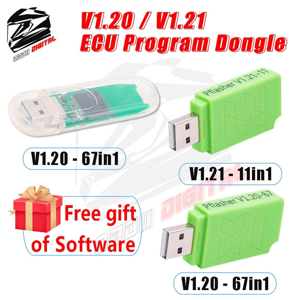 V1.20 / V1.21 ECU Program USB Dongle 67 in 1 สําหรับ SM2 PRO J2534 VCI PCM FLASH BENCH OBD2 ECU โปรแกรมเมอร์เครื่องมือ