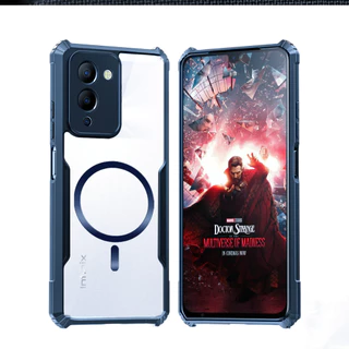 เคสโทรศัพท์แม่เหล็กกันกระแทก Infinix Note 12 Pro 12i 11S 11 10 G96 VIP 2022 2023 4G 5GปลอกใบมีดนักรบถุงลมนิรภัยAnti-Fallมือถือฝาครอบโปร่งใส