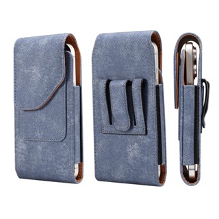 เดนิม PU กระเป๋าใส่โทรศัพท์ พร้อม ช่องเสียบบัตร กระเป๋าหนังใ…