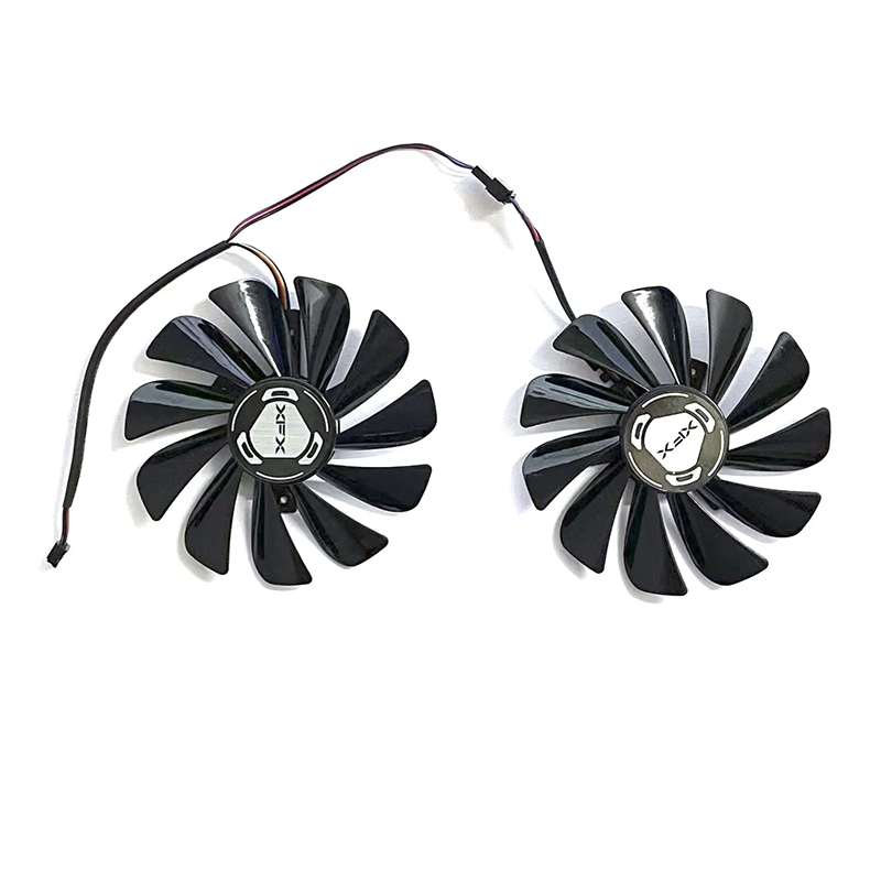 พัดลม 4PIN 95 มม.สําหรับ XFX RX 5700 5700XT 5600XT กราฟิกการ์ดพัดลมระบายความร้อน