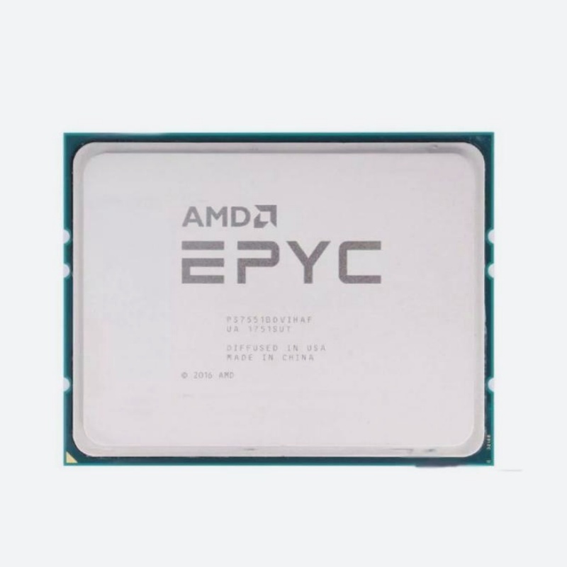 Epyc 7001 Series Servers โปรเซสเซอร์ EPYC 7551 2 GHz 32 แกน 64 ด้าย 8 ช่องหน่วยความจําซ็อกเก็ต SP3 C