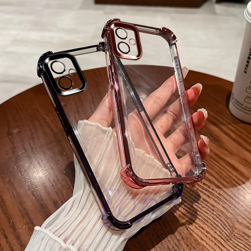 เคส Samsung A06/A05/A04/A03/A05S/A03S/A02S/A04S/A12/M12/M32/A22 5G สี่มุมป้องกันการตกเคสโทรศัพท์โปร่งใส SJDK