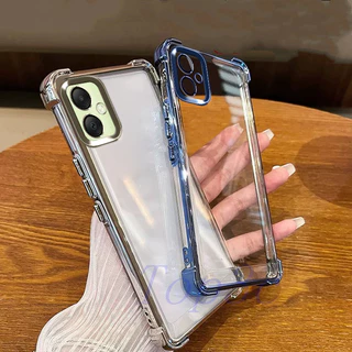 เคส Samsung A06/A05/A04/A03/A05S/A03S/A02S/A04S/A12/M12/M32/A22 5G สี่มุมป้องกันการตกเคสโทรศัพท์โปร่งใส SJDK