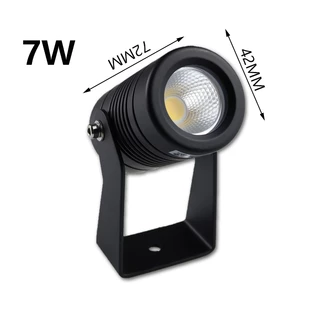 ไฟสนามหญ้า LED IP66 กันน้ํากลางแจ้งสวนไฟอลูมิเนียม COB Spotlight DC12V 220V Spike โคมไฟสําหรับ Home Park Courtyard Villa ภูมิทัศน์ไฟ