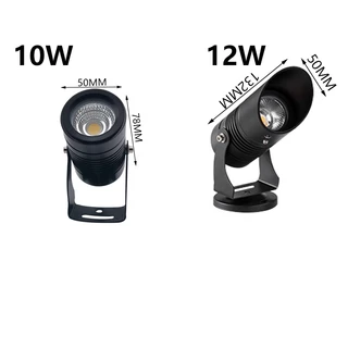 ไฟสนามหญ้า LED IP66 กันน้ํากลางแจ้งสวนไฟอลูมิเนียม COB Spotlight DC12V 220V Spike โคมไฟสําหรับ Home Park Courtyard Villa ภูมิทัศน์ไฟ