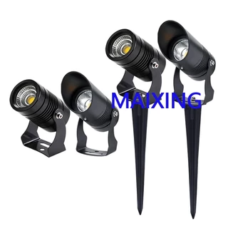 ไฟสนามหญ้า LED IP66 กันน้ํากลางแจ้งสวนไฟอลูมิเนียม COB Spotlight DC12V 220V Spike โคมไฟสําหรับ Home Park Courtyard Villa ภูมิทัศน์ไฟ