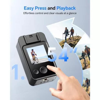 BOBLOV A28 กล้องขนาดเล็ก, กล้องวิดีโอขนาดเล็กพร้อม 2K, 9 ชั่วโมงแบตเตอรี่ Type C, Night Vision Motion Detection IP66 กันน้ํา, ที่ยึดจักรยานสําหรับการบันทึก On-The-Go