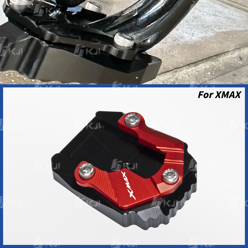 สําหรับ Yamaha XMAX 300/250/125/TECH MAX ขาตั้งด้านข้างรองเท้าสนับสนุนเท้าแบน Kickstand Enlarger Pad อะไหล่