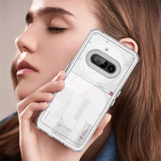 UFLAXE COMO - เคส Nothing Phone 3a - เคสแข็งใสกันเหลืองกันกระแทก เคสโทรศัพท์บางเฉียบป้องกันรอยนิ้วมือ