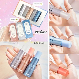Set 3 Nước hoa khô rắn khử mùi lâu cho nam nữ SAMRKOL/SENLANKOU, mùi dịu nhẹ