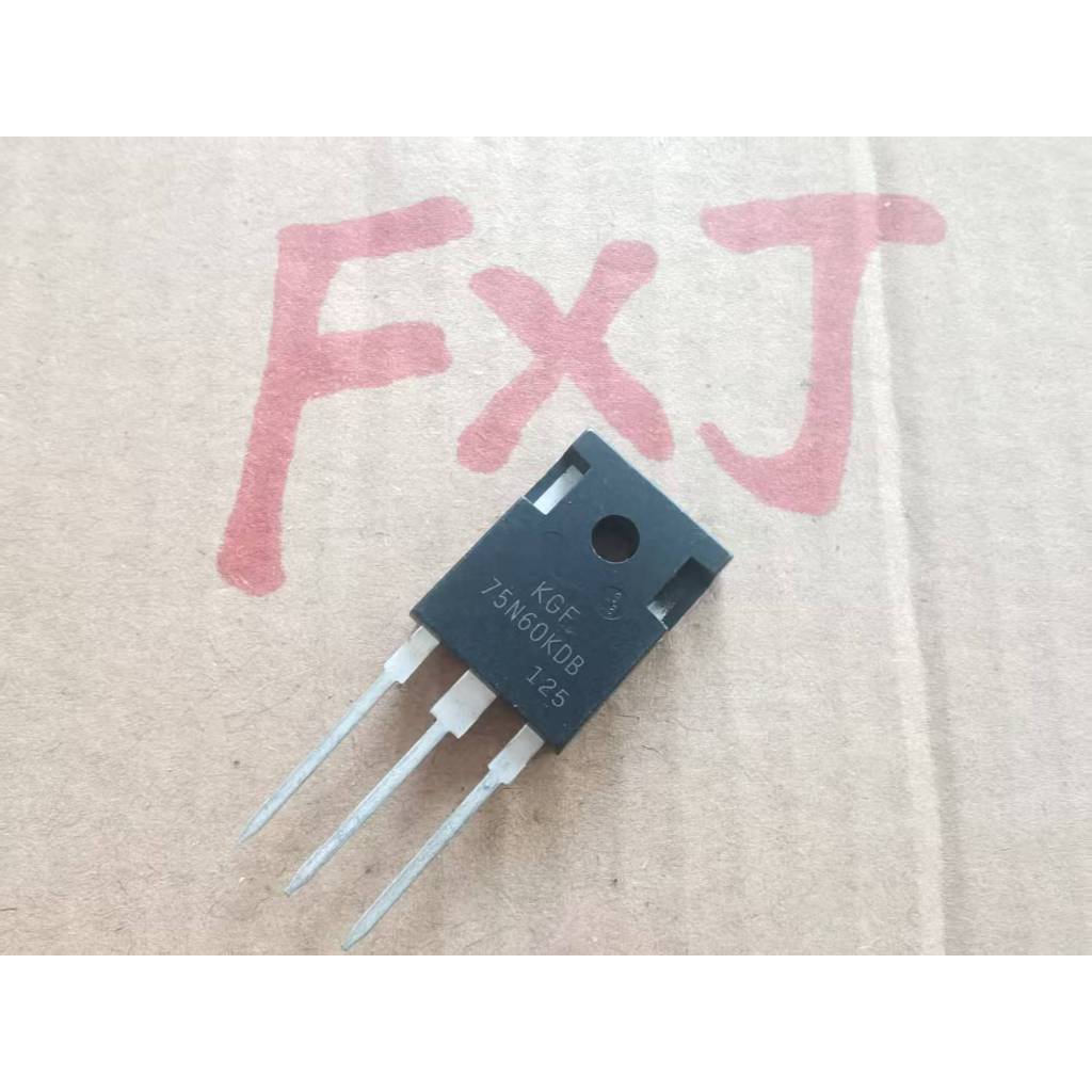 แบรนด์ใหม่ ((5 ชิ้น) KGF75N60KDB 75N60KDB TO-247 Field Effect Tube 75A 600V pxc6 ((5 ชิ้น)
