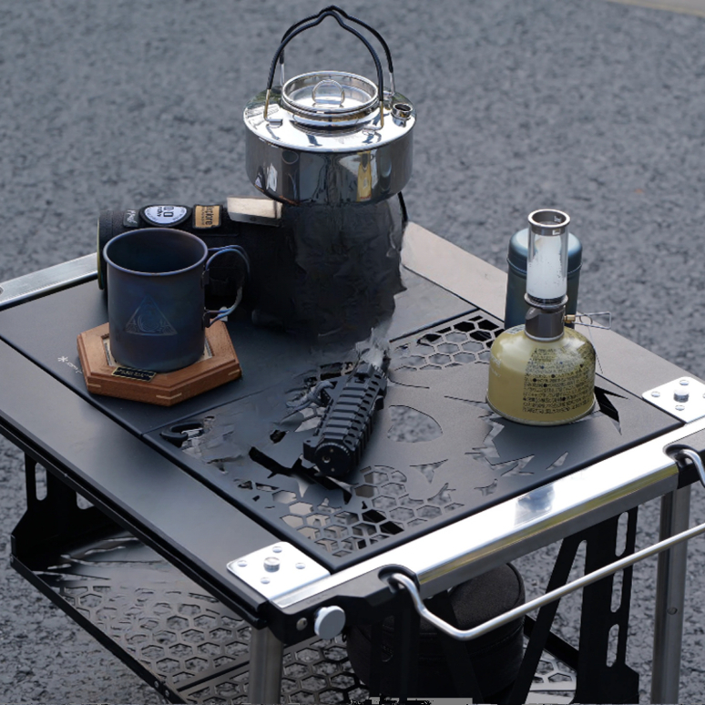 Outdoor Camping IGT Accessories, เหมาะสําหรับ snow peak CK902/903/904 กรอบที่ถอดออกได้, CK149/CK150 Non-Removable Frame, 1unit Black Unit Board 0.5 Unit Board
