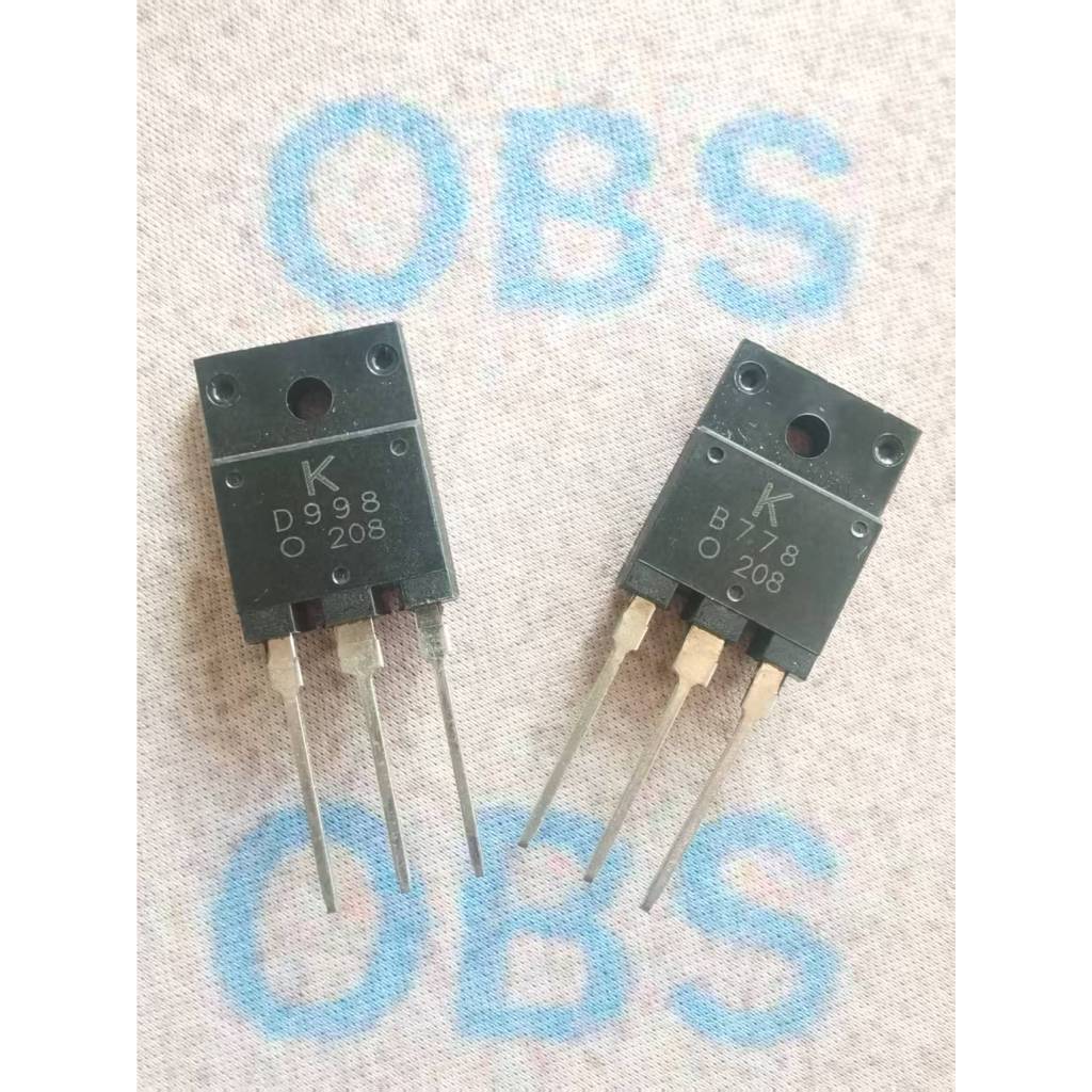 ((5 ชิ้น) B778 D998 KTB778 KTD998 Audio High Power Matching Tube 2SB778 2SD998