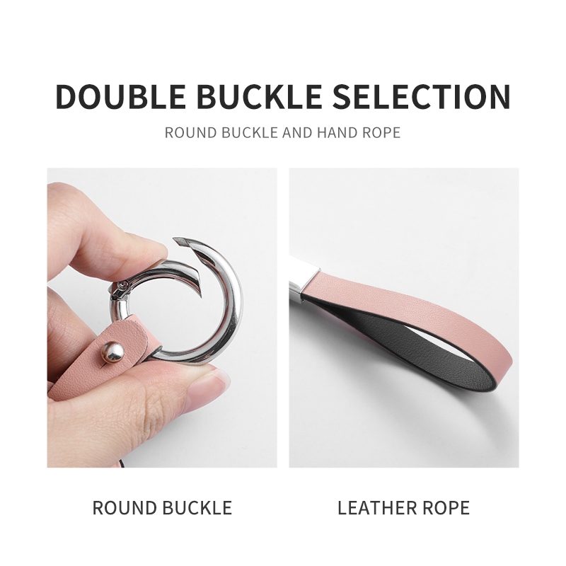 （PU เครื่องหนัง）เคสกุญแจรีโมตรถยนต์  สําหรับ Wuling AIR EV Wuling Almaz Cortez AIR EV ของแต่งรถยนต์ พวงกุญแจ - รูปที่ 6